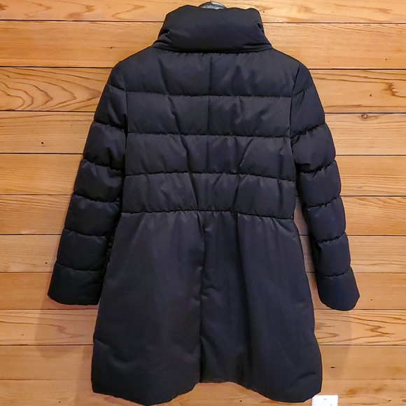 kate spade Cyndy Logo Button Flared Down Puffer Coat - Picture 5 of 14